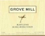 Grove Mill Riesling 2002 Front Label