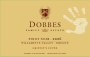 Dobbes Family Winery Griffin's Cuvee Pinot Noir 2006 Front Label