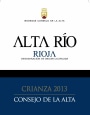 Consejo de la Alta Tempranillo Crianza 2013 Front Label