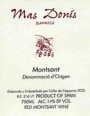 Mas Donis Mas Donis Barrica 2002 Front Label