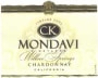 CK Mondavi Chardonnay 2003 Front Label