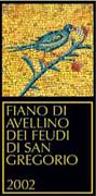 Feudi di San Gregorio Falanghina Sannio 2003 Front Label