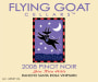 Flying Goat Cellars Rancho Santa Rosa Vineyard Pinot Noir 2008 Front Label