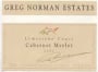 Greg Norman Estates Limestone Coast Cabernet-Merlot 2002 Front Label