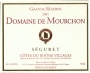 Domaine de Mourchon Cotes du Rhone Villages Seguret Grande Reserve 2001 Front Label