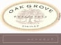 Oak Grove Family Reserve Shiraz 2005  Front Label