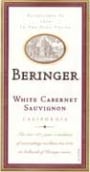 Beringer White Cabernet Sauvignon 2002 Front Label