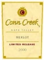 Conn Creek Limited Release Merlot 2000 Front Label