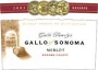 Gallo of Sonoma Merlot 2002 Front Label