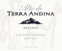 Terra Andina Alto Reserve Cabernet Sauvignon 2002 Front Label