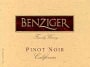 Benziger Pinot Noir 2001 Front Label