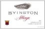 Byington Alliage - Red Meritage 2001 Front Label