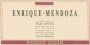 Enrique Mendoza Pinot Noir 2013 Front Label