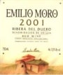 Emilio Moro Ribera del Duero 2001 Front Label