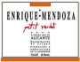 Enrique Mendoza Petit Verdot 2005 Front Label