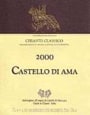 Castello di Ama Chianti Classico 2000 Front Label
