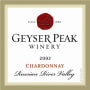 Geyser Peak Russian River Chardonnay 2002 Front Label
