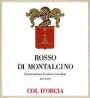 Col d'Orcia Rosso di Montalcino 2001 Front Label