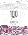 100 Mile Red Blend 2016 Front Label