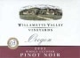 Willamette Valley Vineyards Whole Cluster Pinot Noir 2003 Front Label