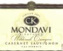 CK Mondavi Cabernet Sauvignon 2002 Front Label