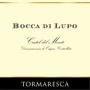 Tormaresca Bocca di Lupo Aglianico 2001 Front Label