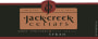 Jack Creek Cellars Kruse Vineyards Syrah 2013  Front Label