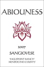 Abiouness Wines Eaglepoint Ranch Sangiovese 2007 Front Label