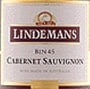 Lindeman’s Bin Series Bin 45 Cabernet Sauvignon 1998 Front Label