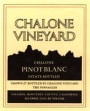 Chalone Estate Pinot Blanc 1998 Front Label