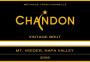 Chandon Mt. Veeder Vintage Brut 2008 Front Label