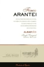 La Val Finca de Arantei Albarino 2015 Front Label