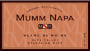Mumm Blanc de Noirs Front Label