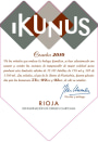 Bodegas Launa Ikunus 2010 Front Label