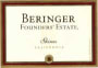 Beringer Founder's Estate Shiraz 2002 Front Label