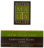 Matua Sauvignon Blanc 2004 Front Label