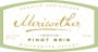 Dom. Meriwether Pinot Gris 2009 Front Label