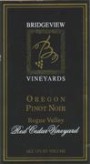 Bridgeview Red Cedar Pinot Noir 1996 Front Label