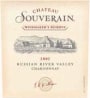 Chateau Souverain Winemaker's Reserve Chardonnay 2002 Front Label