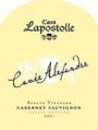Lapostolle Cuvee Alexandre Cabernet Sauvignon 2001 Front Label