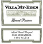 Villa Mt. Eden Grand Reserve Zinfandel 2000 Front Label