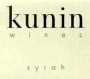 Kunin Santa Barbara Syrah 2002 Front Label