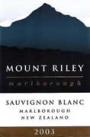 Mount Riley Sauvignon Blanc 2003 Front Label