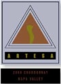 Artesa Napa Chardonnay 2000 Front Label