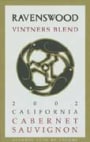 Ravenswood Vintners Blend Cabernet Sauvignon 2002 Front Label