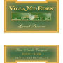Villa Mt. Eden Grand Reserve Bien Nacido Vineyard Pinot Noir 2001 Front Label
