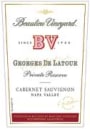 Beaulieu Vineyard Georges de Latour Private Reserve 2001 Front Label