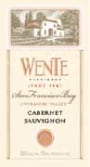 Wente Cabernet Sauvignon Estate 2001 Front Label