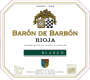 Bodegas Muriel Baron de Barbon Blanco 2010 Front Label