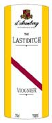 d'Arenberg Last Ditch Viognier 2003 Front Label